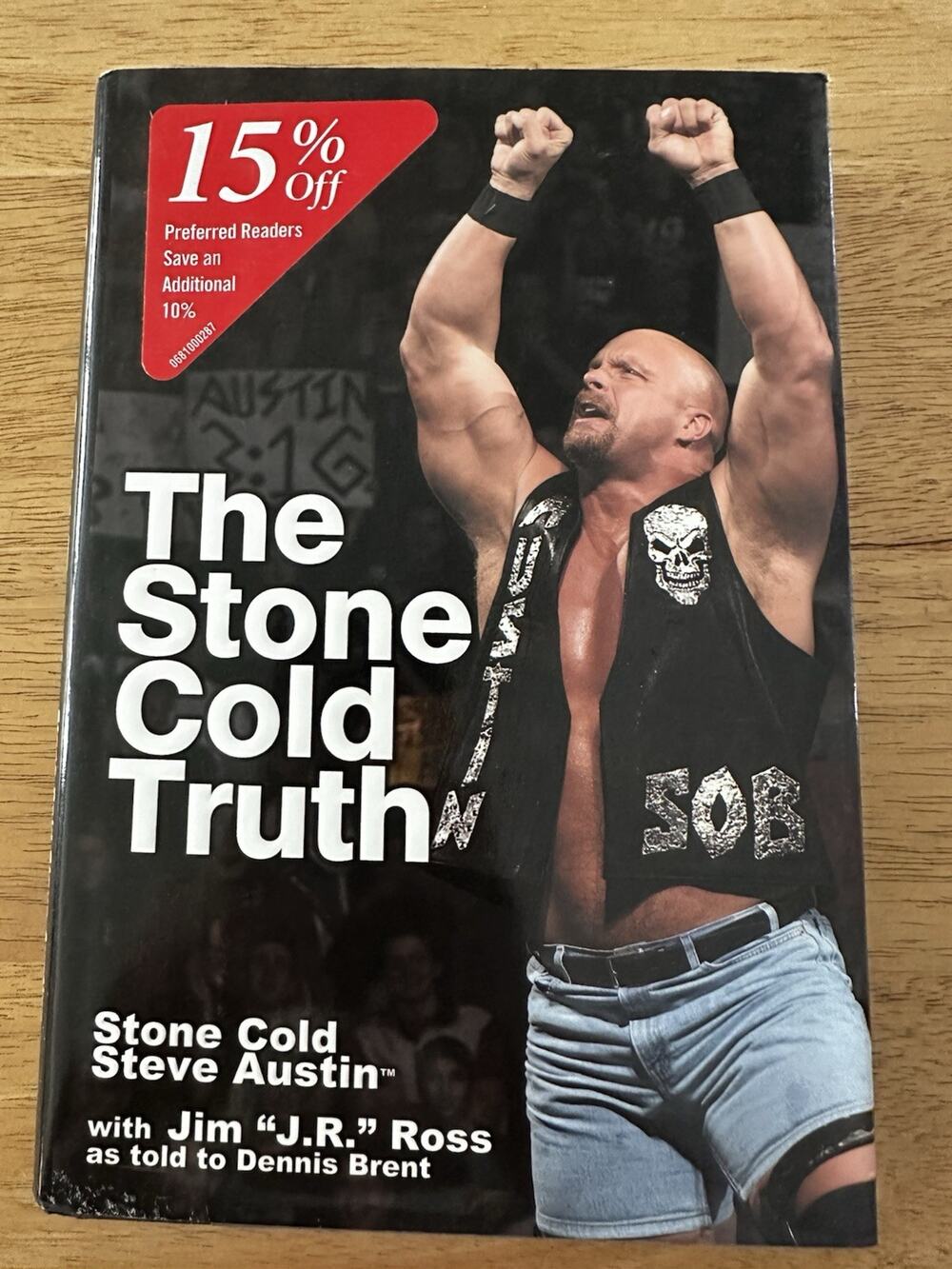 Stone Cold Steve Austin-The Stone Cold Truth HC/DJ/2003 Biography Book WWE VTG